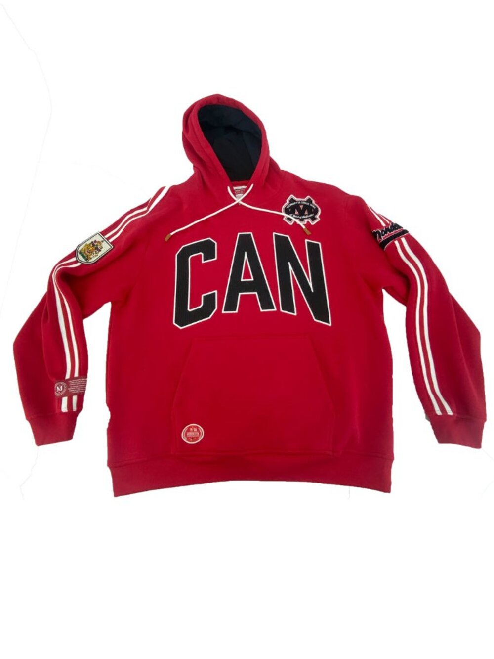 Mondetta | Men's Breakaway Hoodie | Red | Hockey Canada | Pullover | Size XLarge